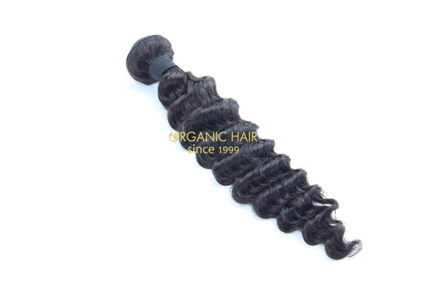 Brazilian deep wave remy human hair extensions